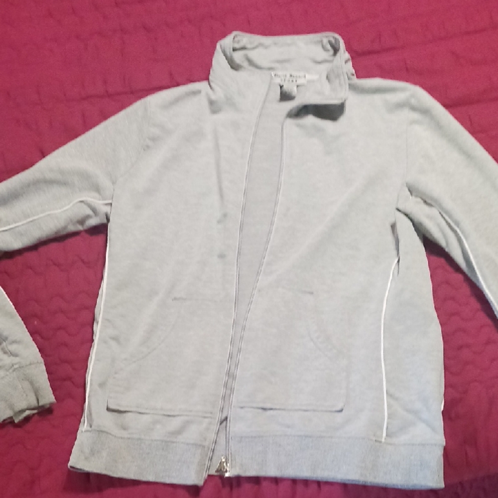 Grey Zip Up Sweatshirt
